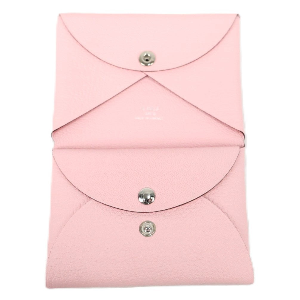 HERMES 082977CK CALVI DUO CARD HOLDER