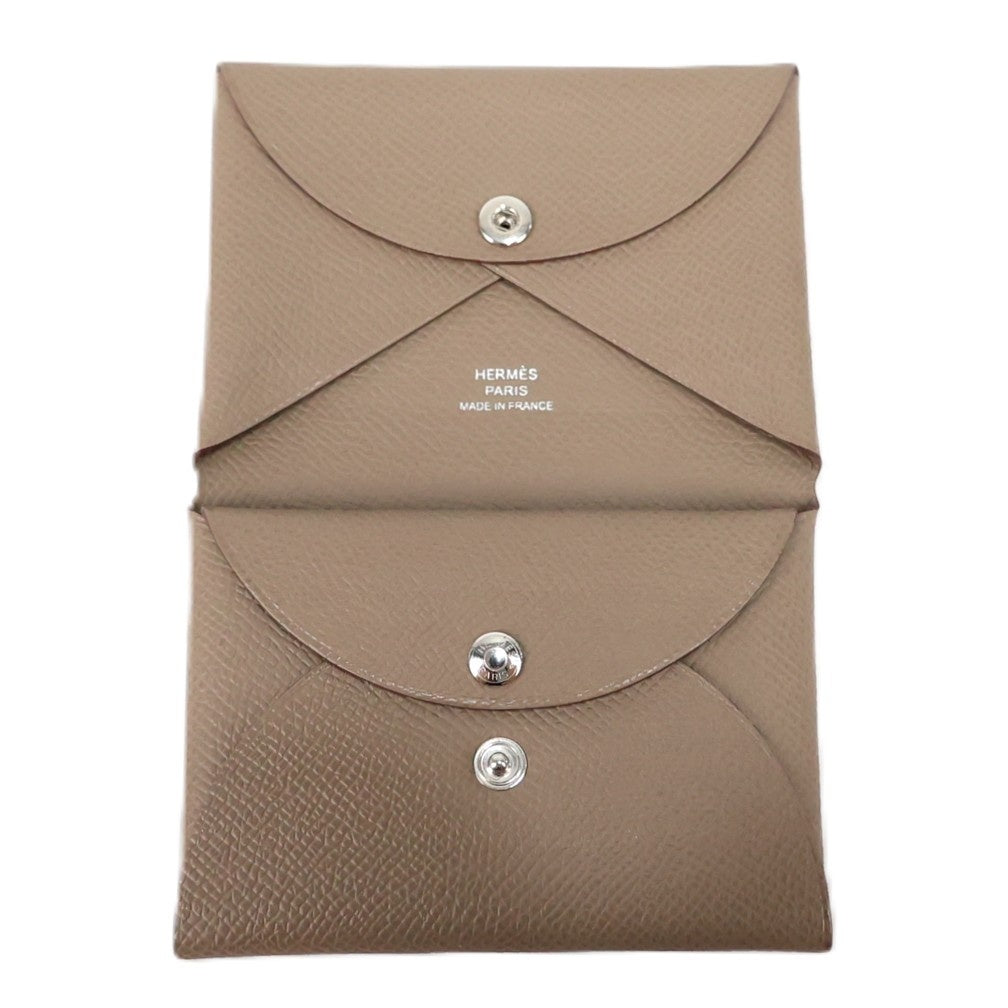 HERMES 083035CK CALVI DUO CARD HOLDER