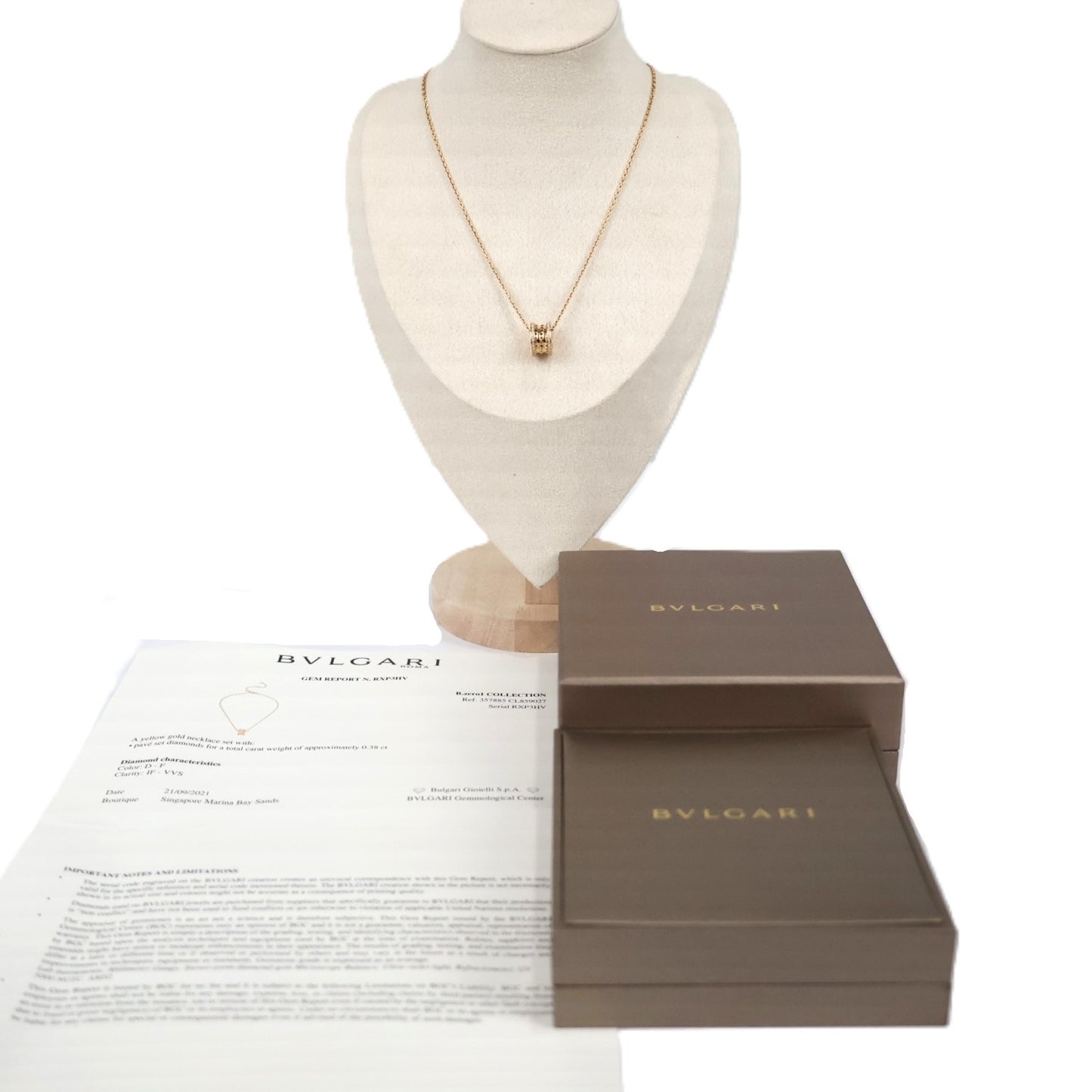 BVLGARI 357885 CL859027 B.zero1 Rock Necklace