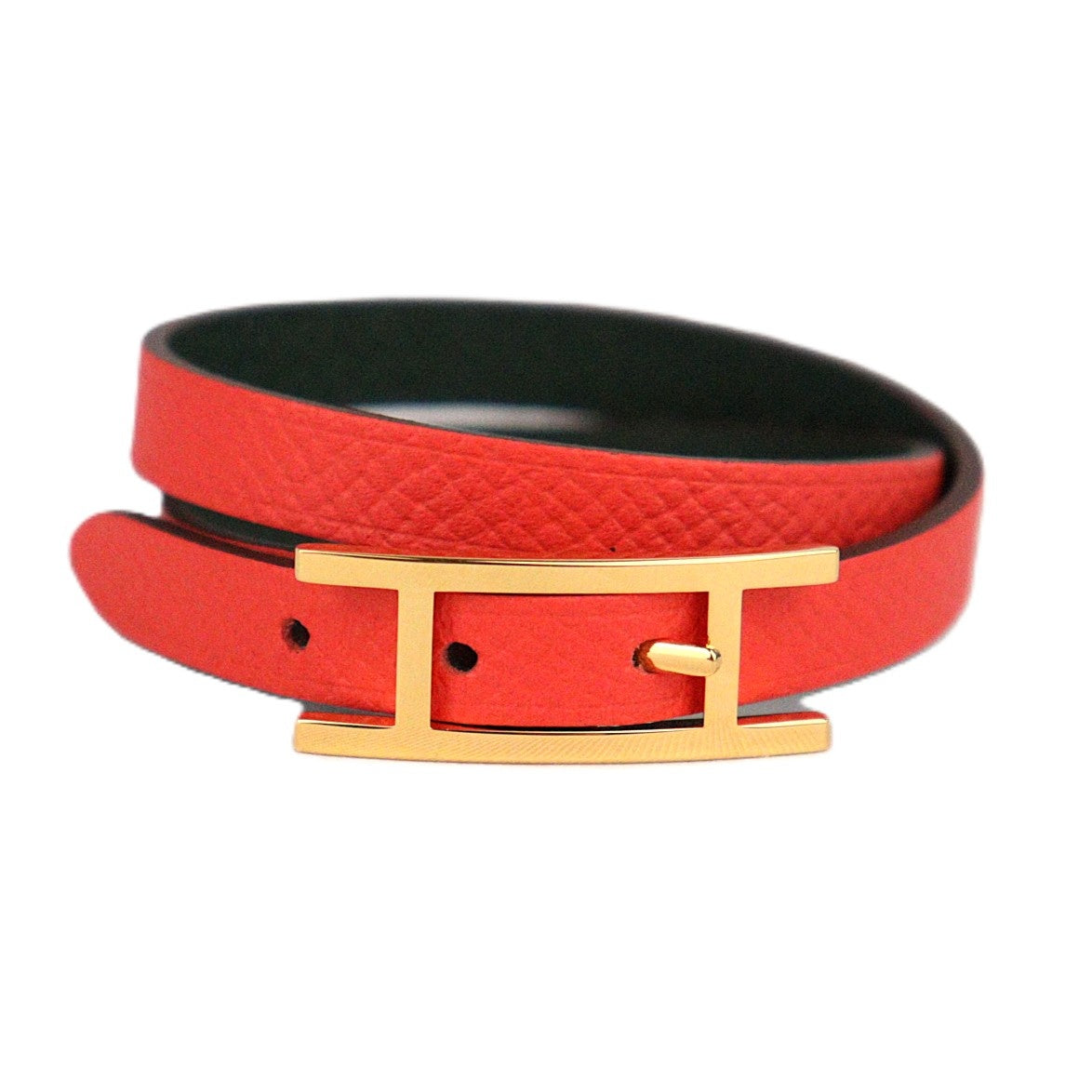 HERMES 064693CC BEHAPI DOUBLE TOUR XS BRACELET