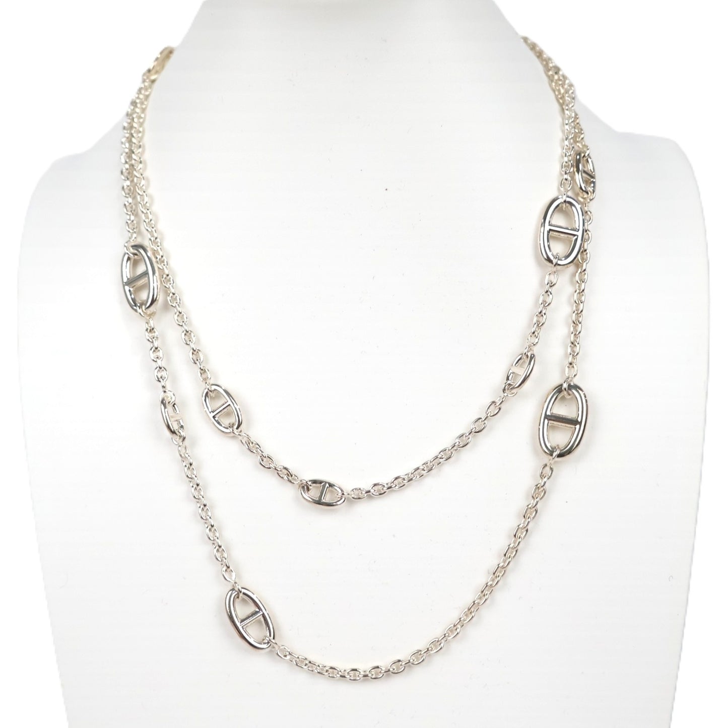 HERMES H104568B Farandole Long 120 Necklace