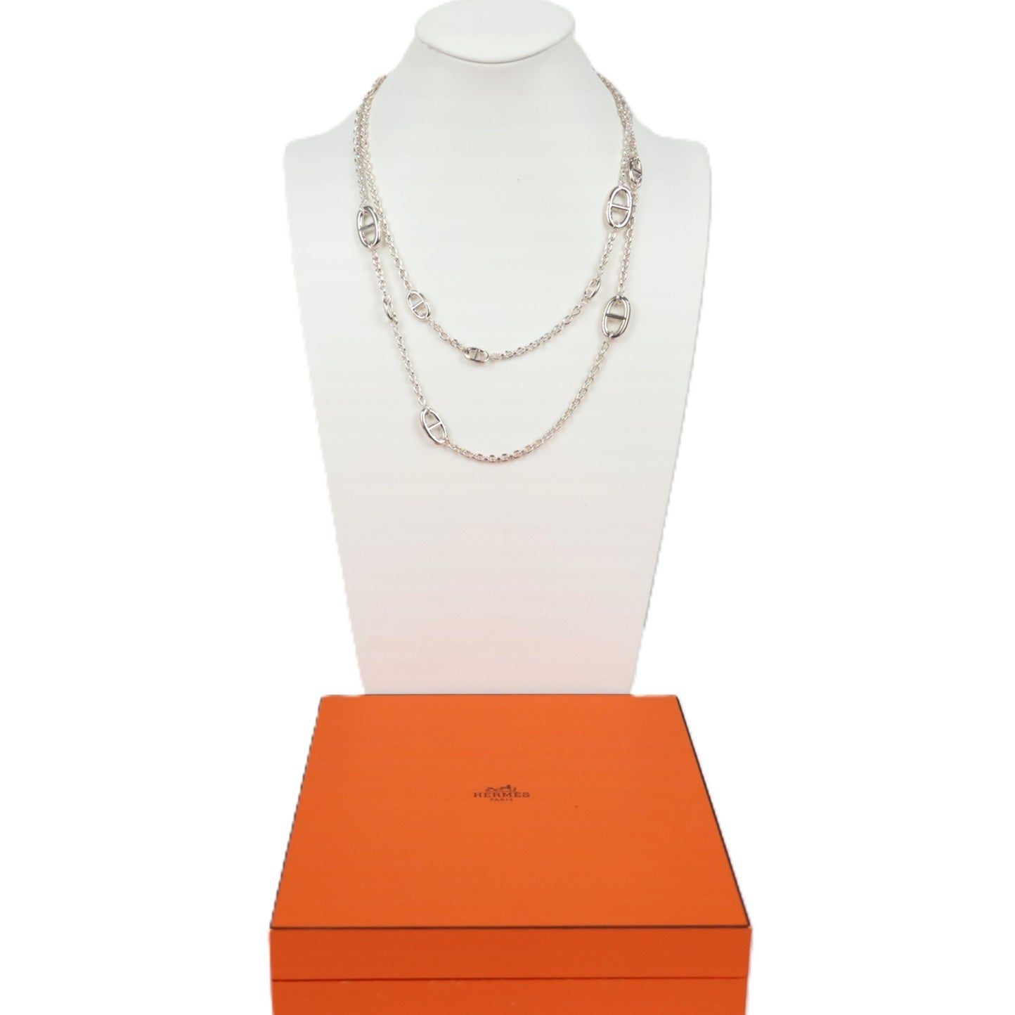 HERMES H104568B Farandole Long 120 Necklace
