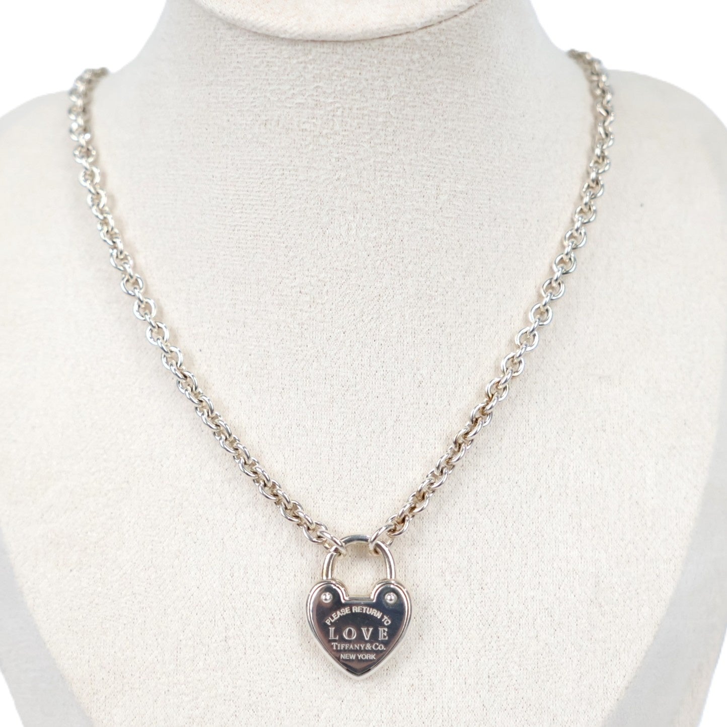 TIFFANY & Co. Return to Tiffany Love Lock Necklace