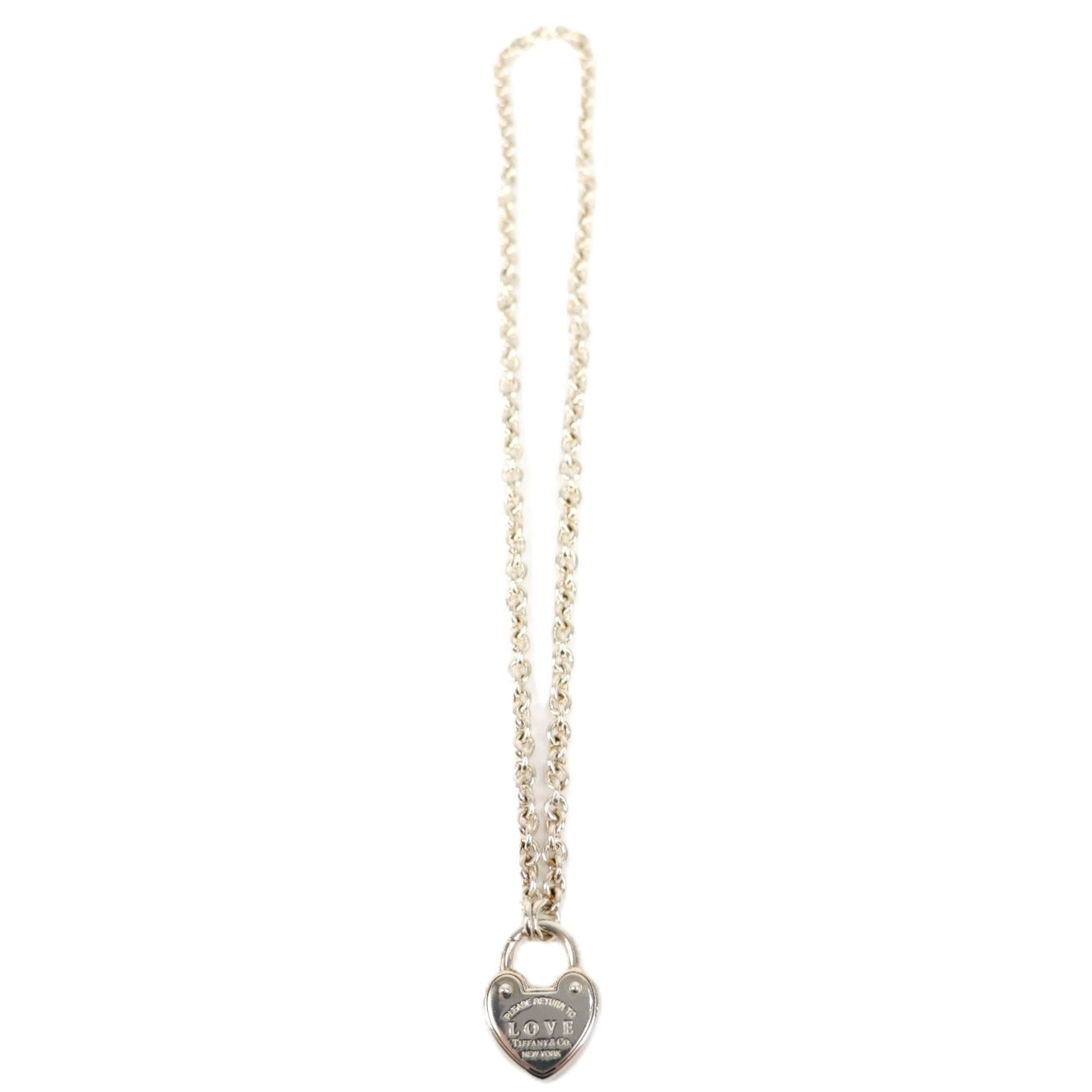 TIFFANY & Co. Return to Tiffany Love Lock Necklace