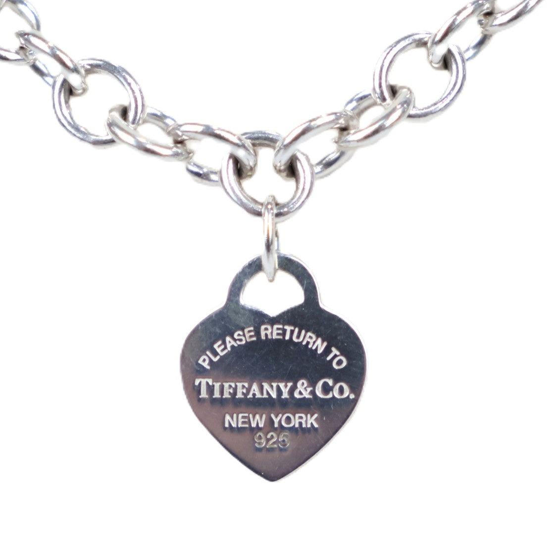 TIFFANY & Co. 60123642 Return to Tiffany Heart Tag Chain Link Necklace