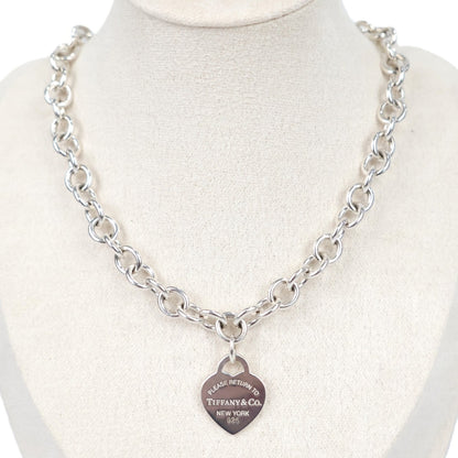 TIFFANY & Co. 60123642 Return to Tiffany Heart Tag Chain Link Necklace