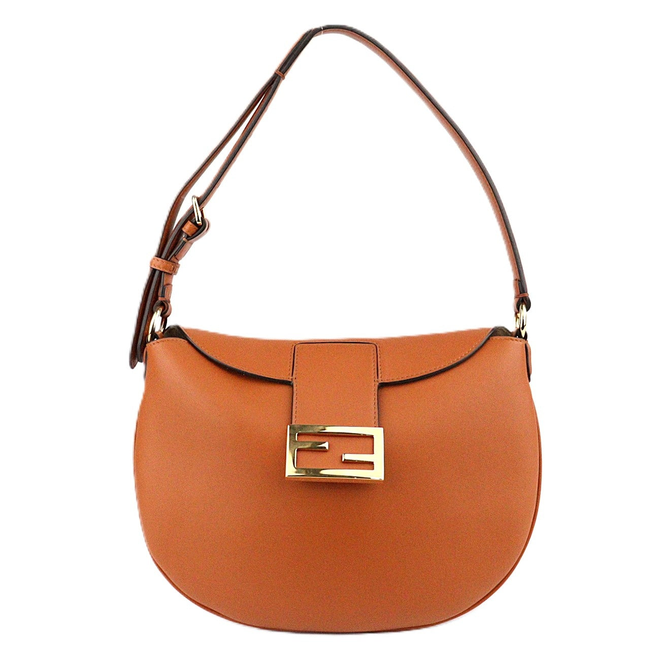FENDI 8BR790 AF2P CROISSANT SMALL SHOULDER BAG