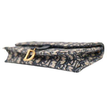 DIOR S5620CTZQ SADDLE POUCH WALLET ON CHAIN