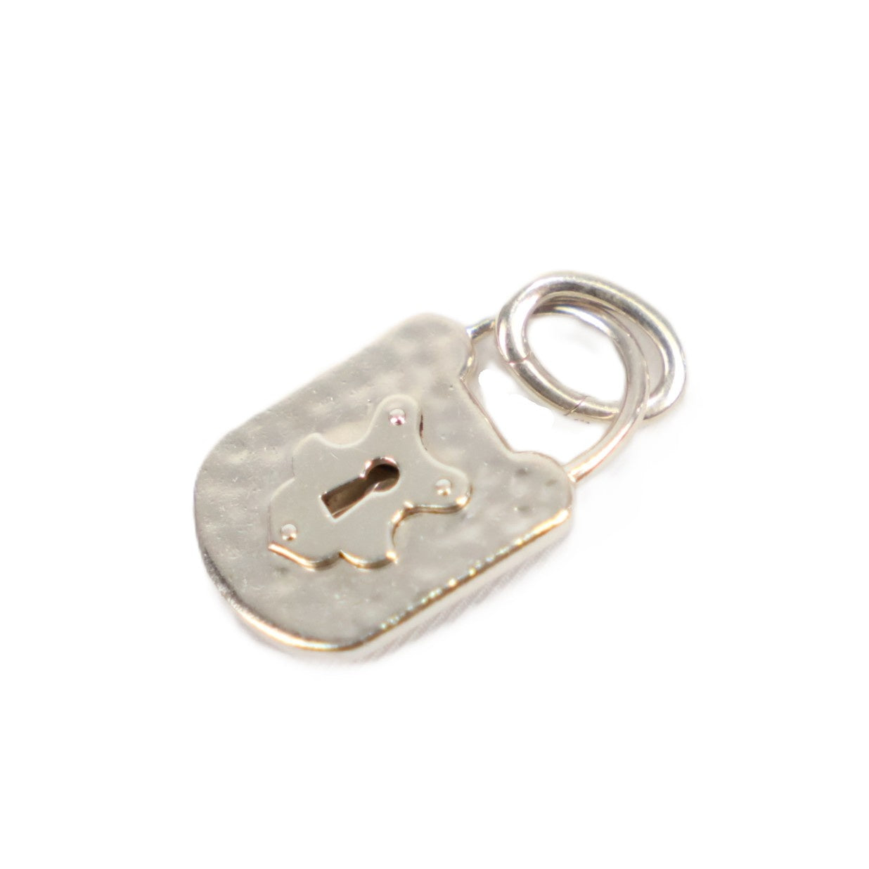 TIFFANY & Co. Padlock + Spring Ring Pendant