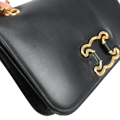 CELINE 199813EPA TRIOMPHE FRAME MEDIUM SHOULDER BAG