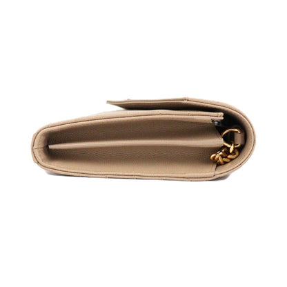 SAINT LAURENT 377828 BOW01 CASSANDRE WALLET ON CHAIN