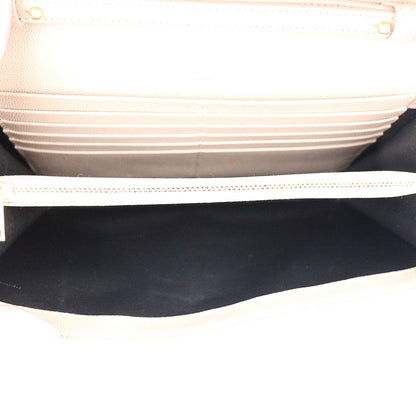 SAINT LAURENT 377828 BOW01 CASSANDRE WALLET ON CHAIN