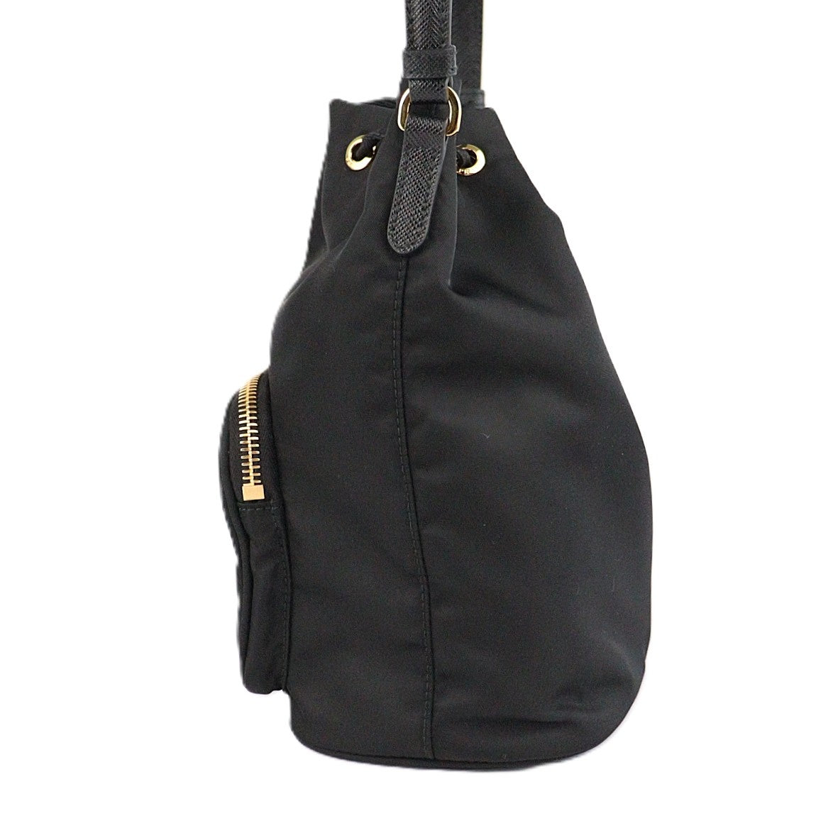 PRADA 1BH038 DUET HANDBAG