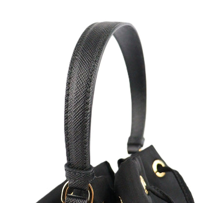 PRADA 1BH038 DUET HANDBAG