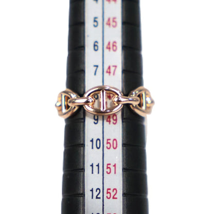 HERMES H110025B Chaine d'Ancre Enchainee Small Model #48 Ring