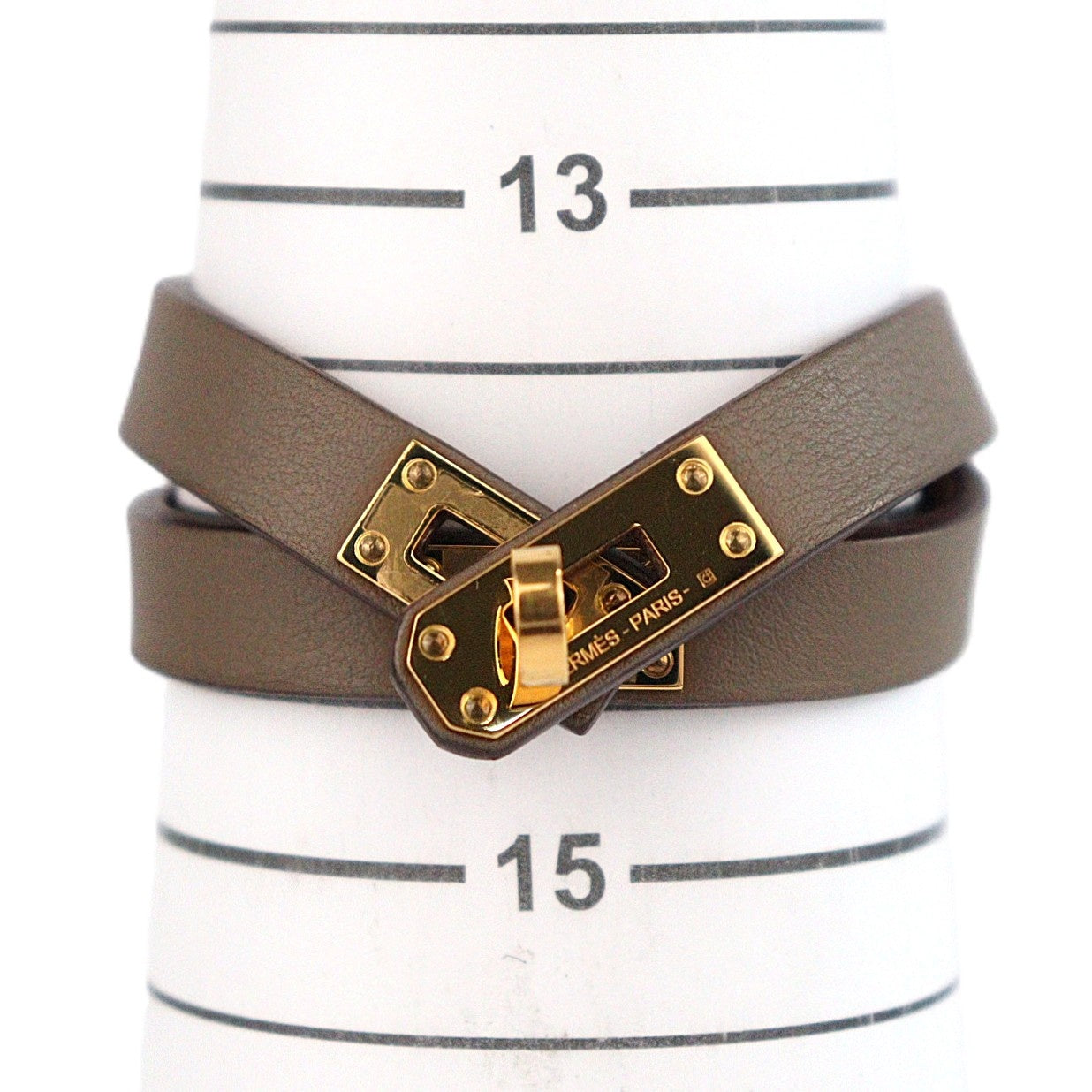 HERMES 081182CC MINI KELLY DOUBLE TOUR T1 BRACELET