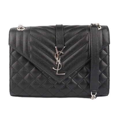 SAINT LAURENT 600185 BOW92 ENVELOPE MEDIUM SHOULDER BAG