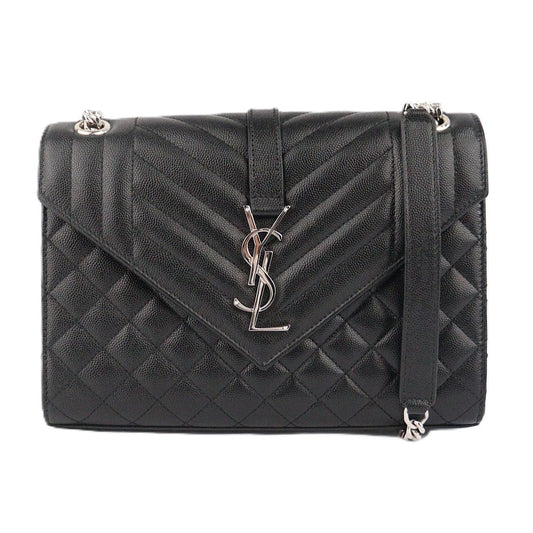 SAINT LAURENT 600185 BOW92 ENVELOPE MEDIUM SHOULDER BAG