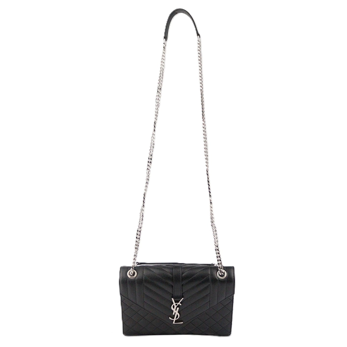 SAINT LAURENT 600185 BOW92 ENVELOPE MEDIUM SHOULDER BAG