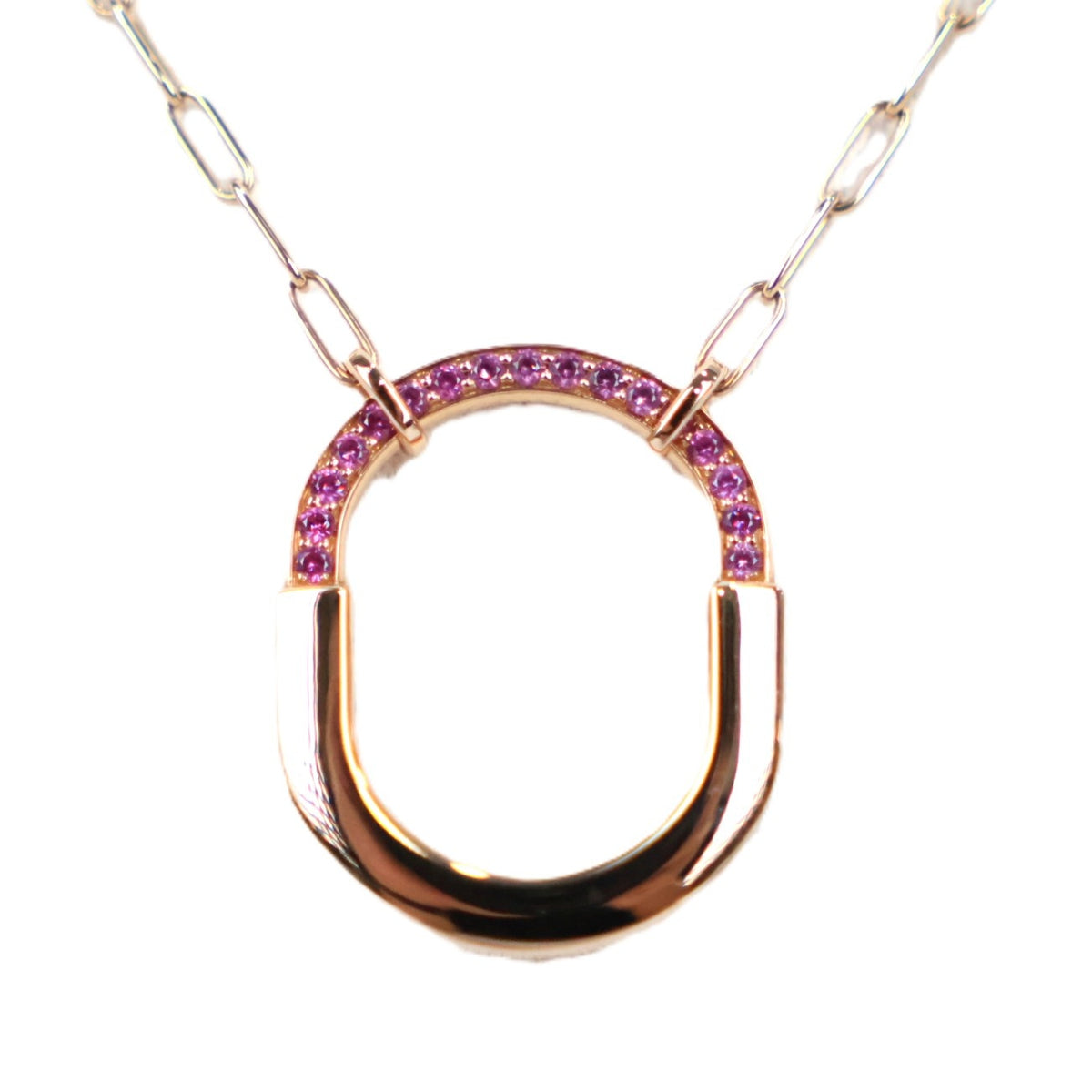 TIFFANY & Co. 73965950 Lock Medium Rose Edition Necklace