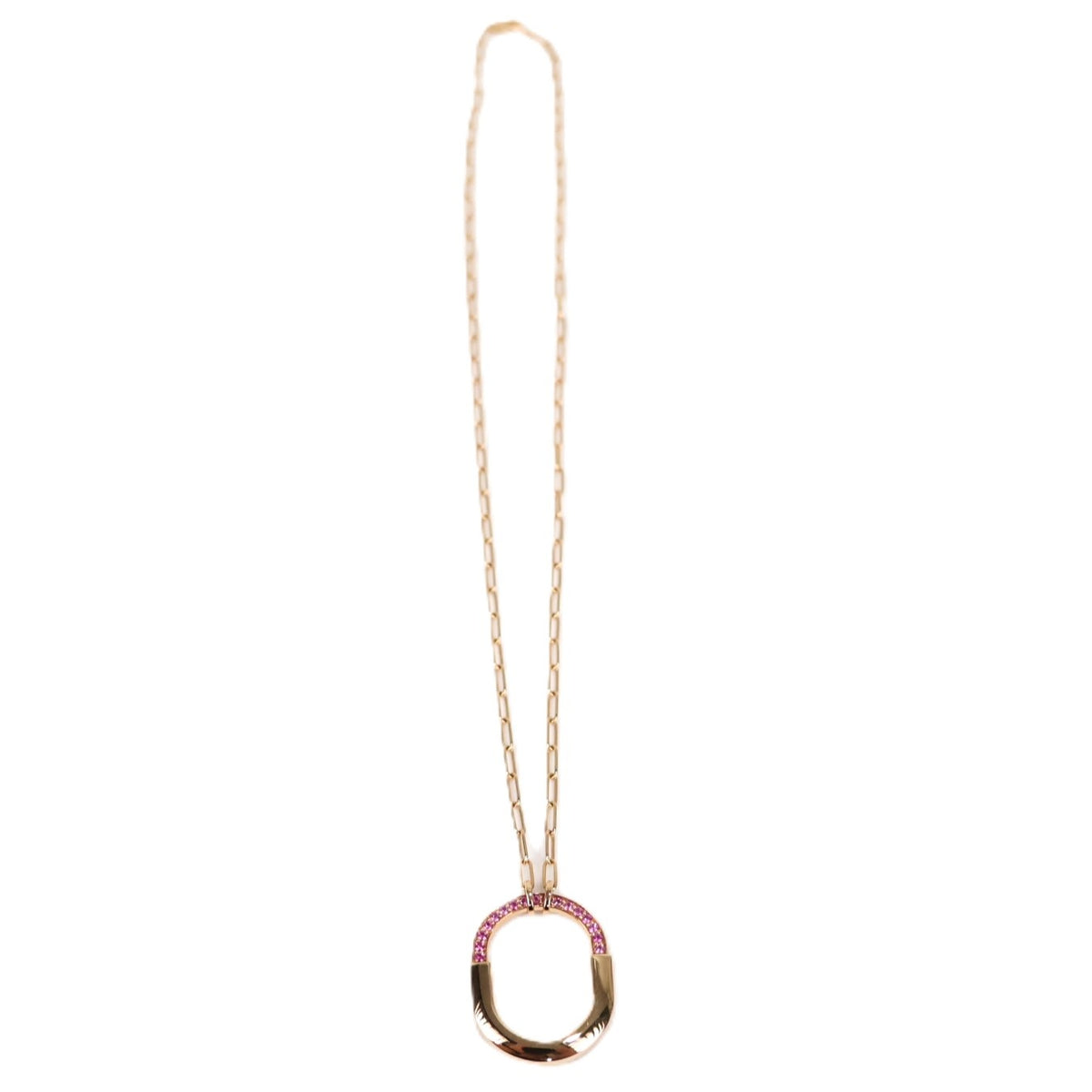 TIFFANY & Co. 73965950 Lock Medium Rose Edition Necklace
