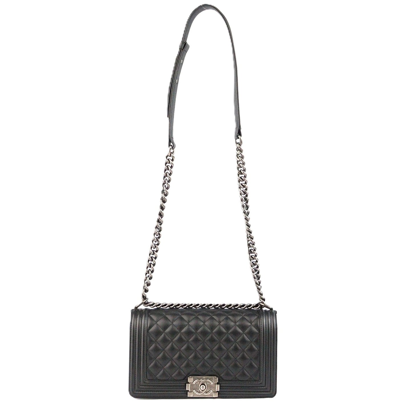 CHANEL 67086 BOY CHANEL MEDIUM SHOULDER BAG