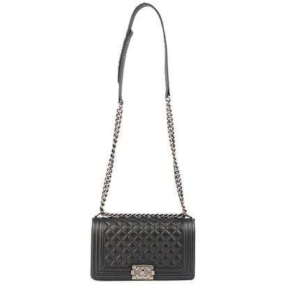 CHANEL 67086 BOY CHANEL MEDIUM SHOULDER BAG