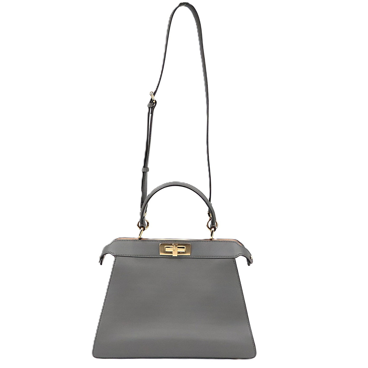 FENDI 8BN321 A6V3 PEEK A BOO I SEE U MEDIUM HANDBAG
