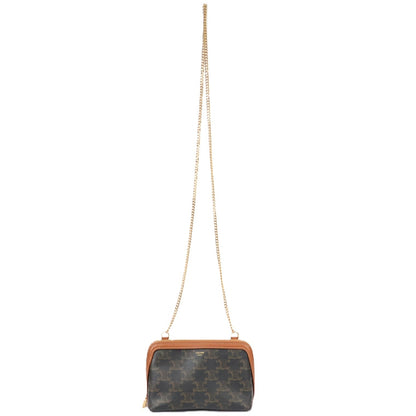 CELINE 10E382CBX CLUTCH ON CHAIN MINI BAG