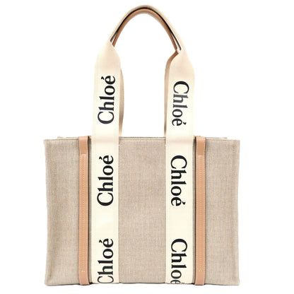 CHLOE CHC22AS383 I26 WOODY MEDIUM TOTE BAG