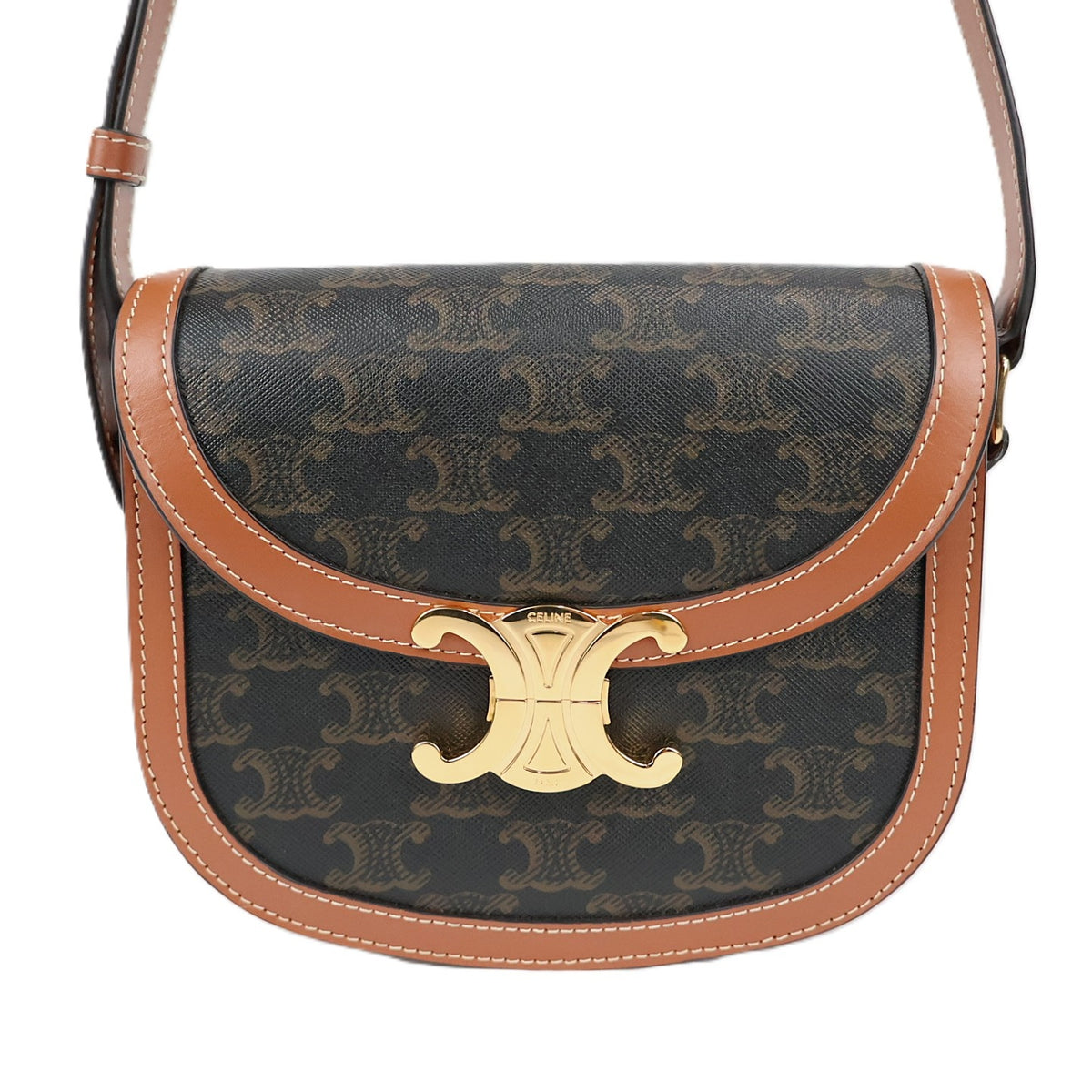 CELINE 110962BZ4 TEEN BESACE TRIOMPHE CROSSBODY BAG