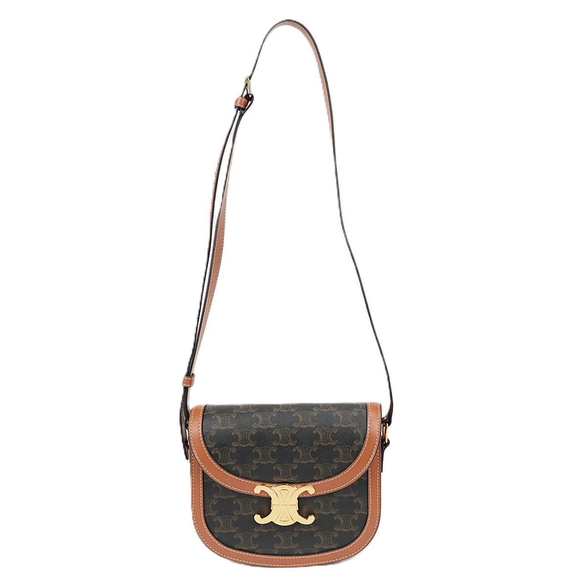 CELINE 110962BZ4 TEEN BESACE TRIOMPHE CROSSBODY BAG
