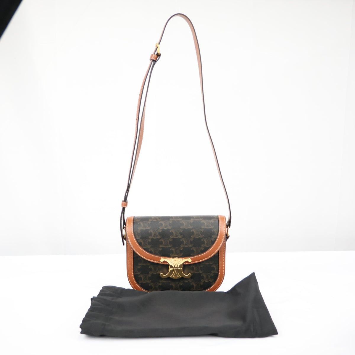 CELINE 110962BZ4 TEEN BESACE TRIOMPHE CROSSBODY BAG