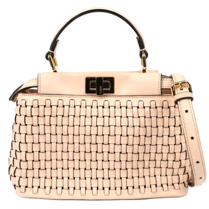 FENDI 8BN244 ALOX PEEK A BOO MINI HANDBAG