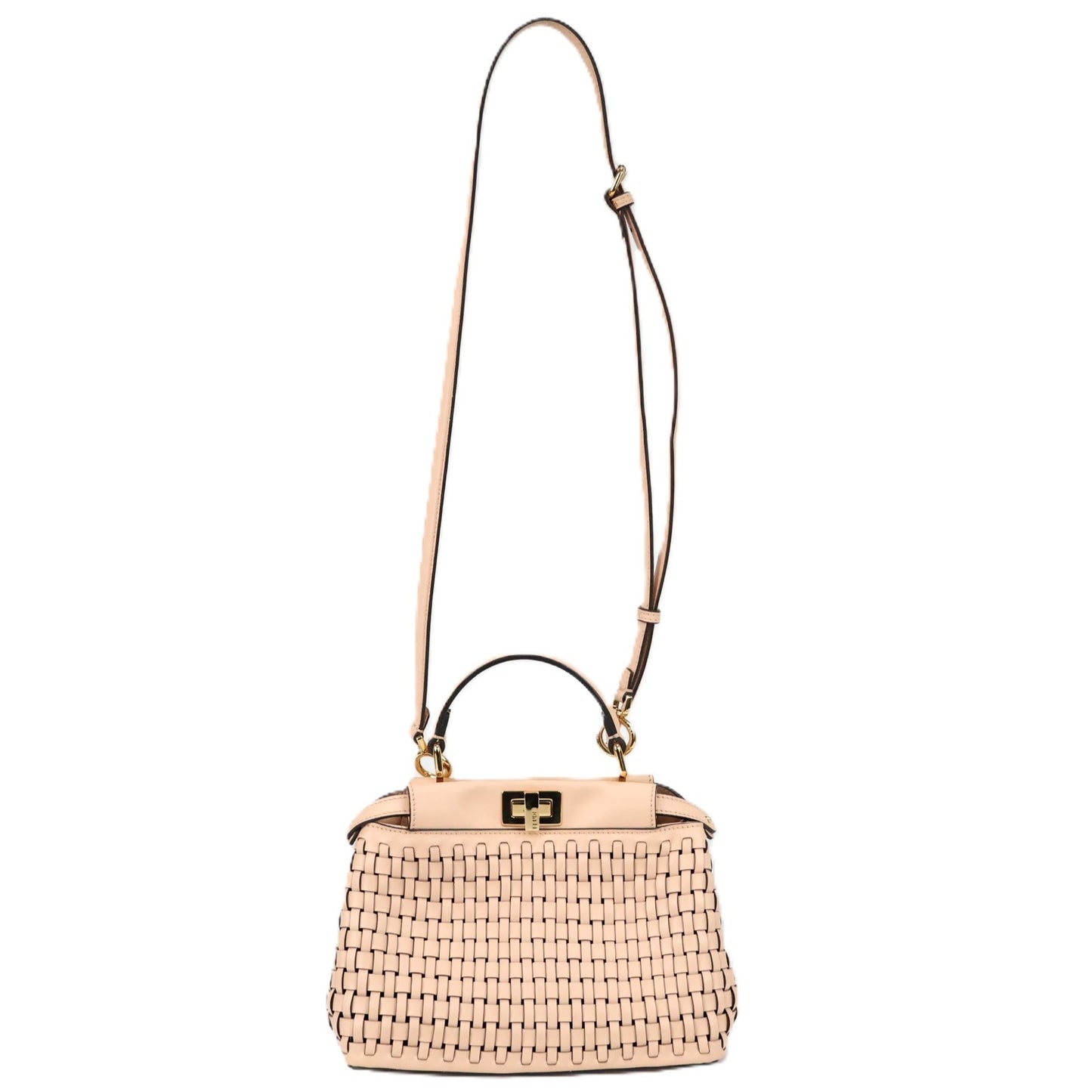 FENDI 8BN244 ALOX PEEK A BOO MINI HANDBAG