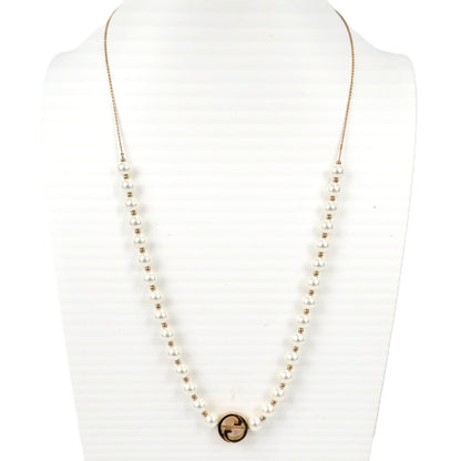GUCCI 839031 JCF27 INTERLOCKING NECKLACE