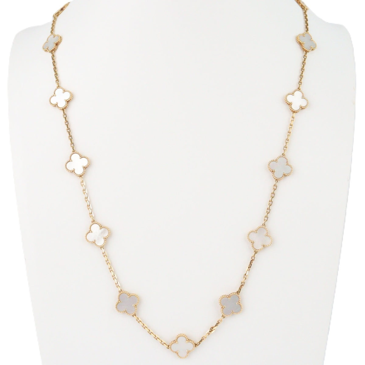 Van Cleef & Arpels VCARF48400 Vintage Alhambra 20-Motifs Necklace