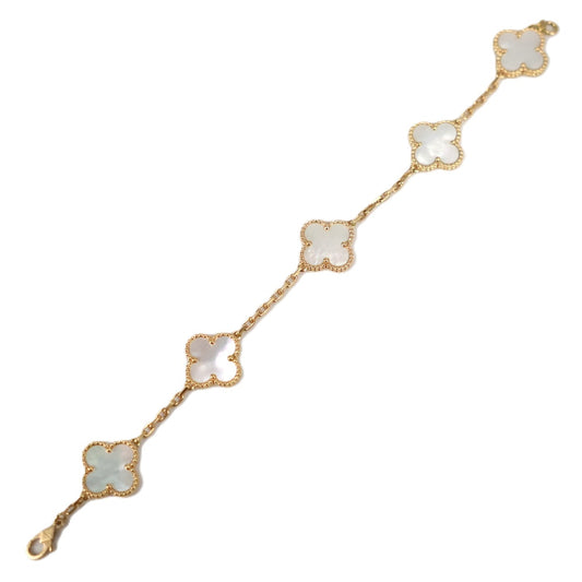 Van Cleef & Arpels VCARA41800 Vintage Alhambra 5-Motifs Bracelet