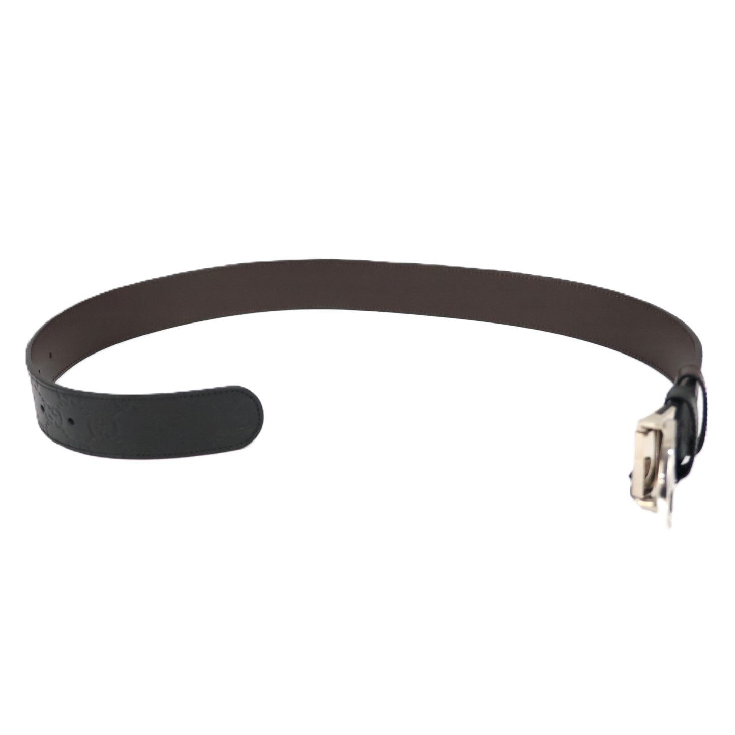 GUCCI 473030 CWCWN INTERLOCKING G 70 BELT