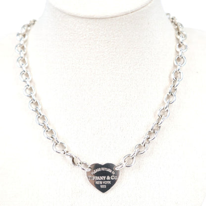 TIFFANY & Co. 60115712 Return to Tiffany Heart Tag Chain Link Choker Necklace