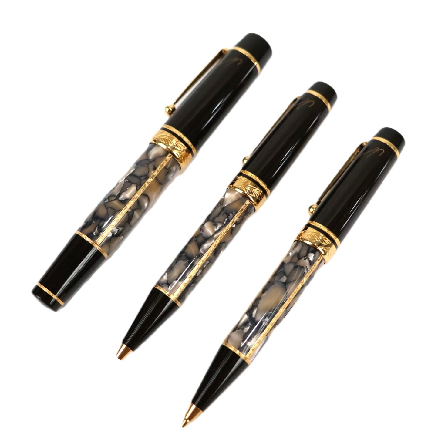 MONTBLANC Writers Edition 1996 Alexandre Dumas 3 Pen Set (Fountain Pen, Ballpoint Pen, Mechanical Pencil)