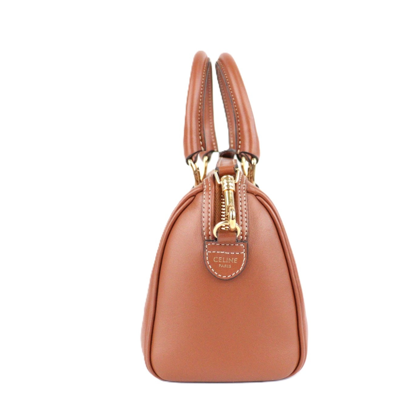 CELINE 113773DU3 BOSTON CUIR TRIOMPHE SMALL HANDBAG
