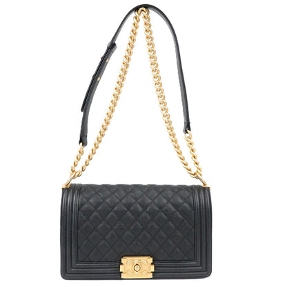 CHANEL 67086 BOY CHANEL MEDIUM SHOULDER BAG