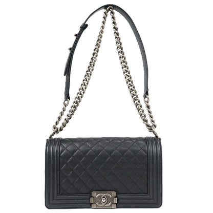 CHANEL 67086 BOY CHANEL MEDIUM SHOULDER BAG