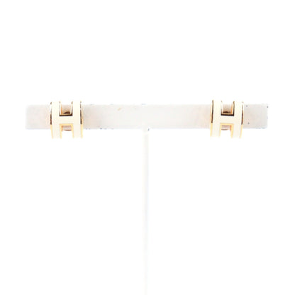 HERMES 608002F POP H MINI EARRINGS