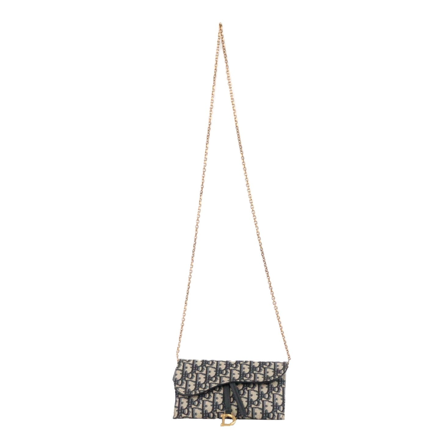 DIOR S5614CTZQ SADDLE WALLET ON CHAIN