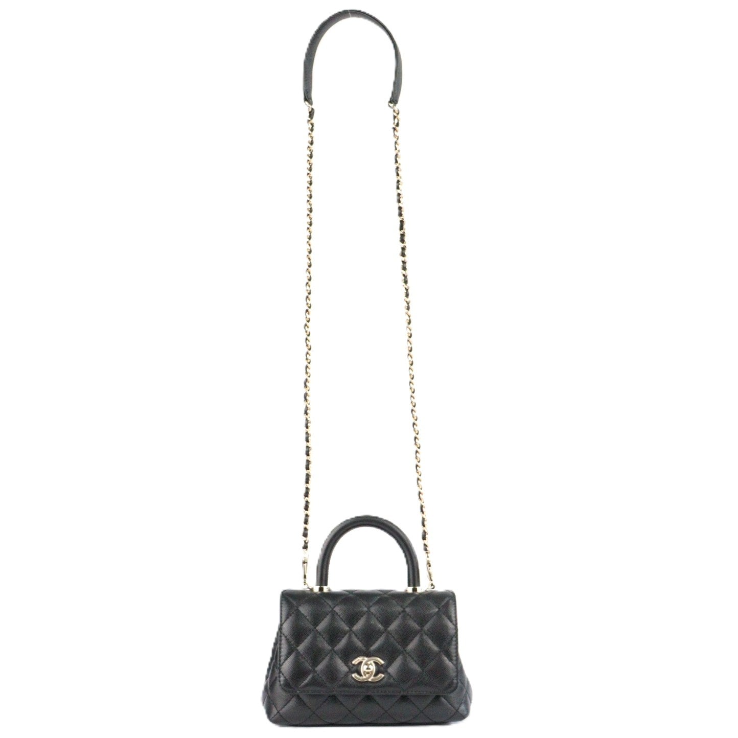 CHANEL AS2215 COCO HANDLE MINI HANDBAG