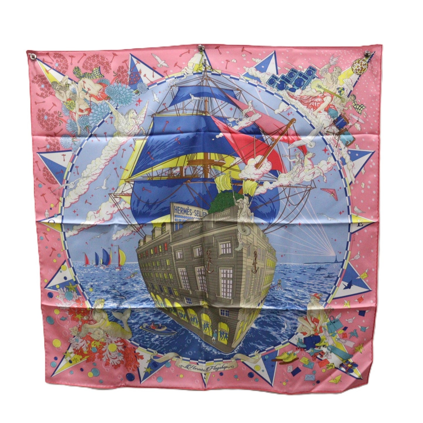 HERMES 004091S CARRE90 SCARF