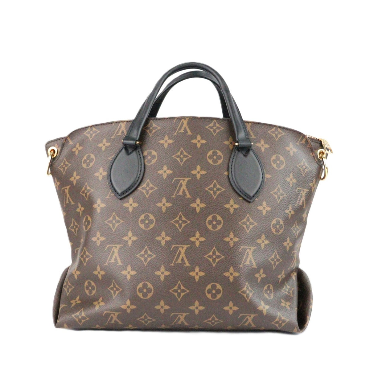 LOUIS VUITTON M44347 FLOWER ZIPPED TOTE MM TOTE BAG