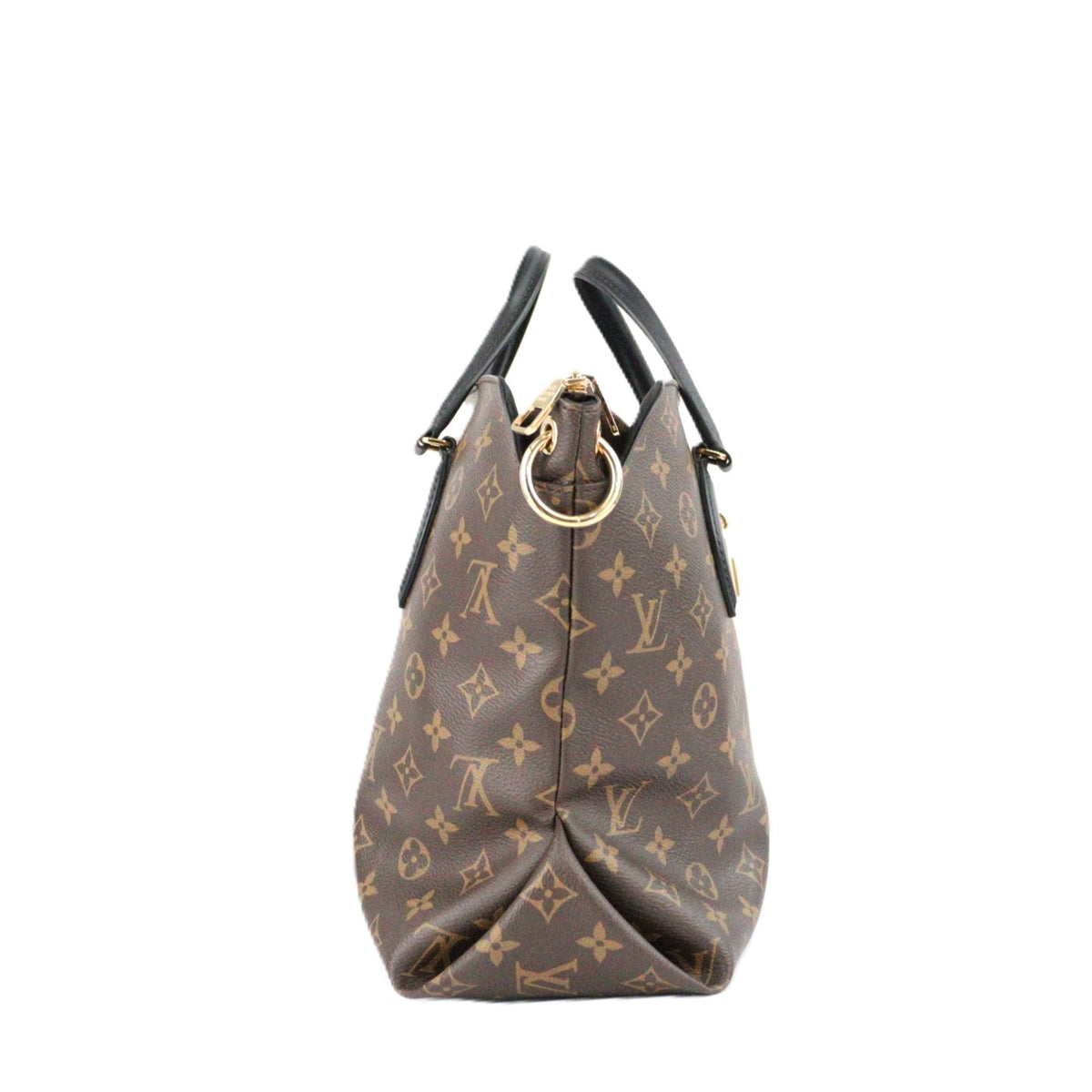 LOUIS VUITTON M44347 FLOWER ZIPPED TOTE MM TOTE BAG